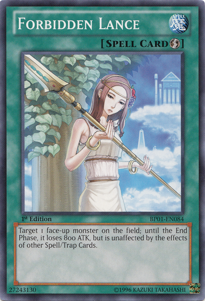 Forbidden Lance (BP01-EN084) Common - Near Mint 1st Edition