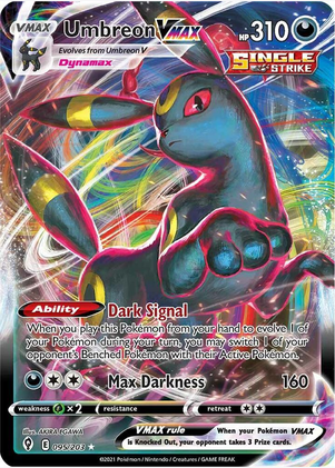 Umbreon VMAX - 095/203 (SWSH07) Ultra Rare - Light Play Holofoil