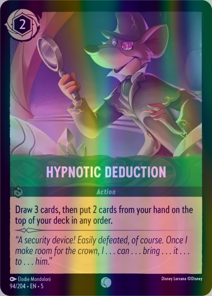 Hypnotic Deduction (Shimmering Skies 094/204) Common - Near Mint Cold Foil