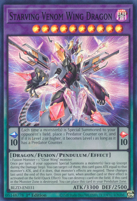 Starving Venom Wing Dragon (BLZD-EN031)