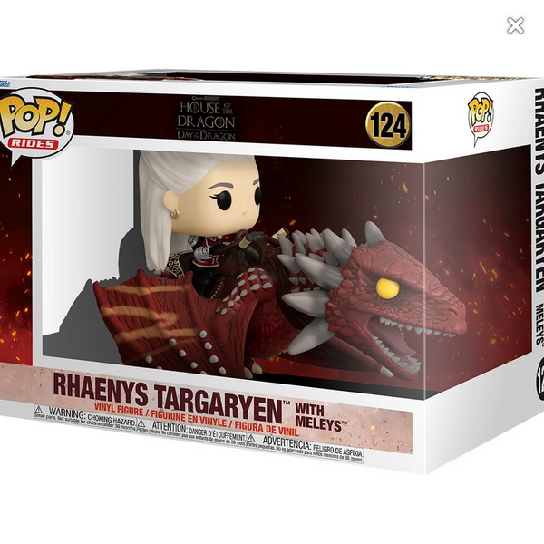 POP Figure Rides: House of Dragons #0124 - Rhaenys Targaryen with Meleys