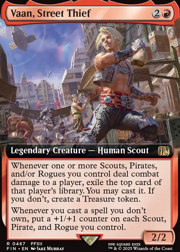 Vaan, Street Thief [ #0467 Extended Art ] (FIN-R)