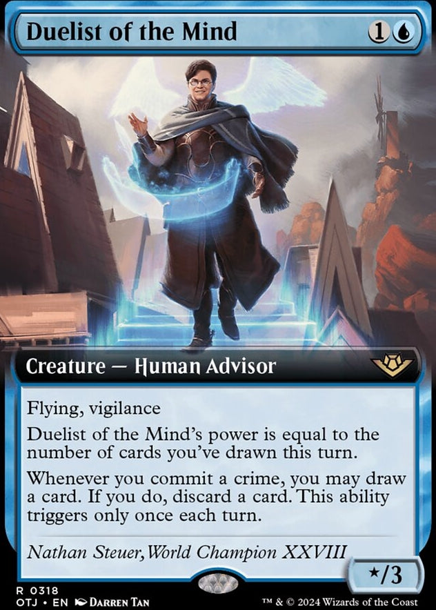 Duelist of the Mind [#0318 Extended Art] (OTJ-R-FOIL)