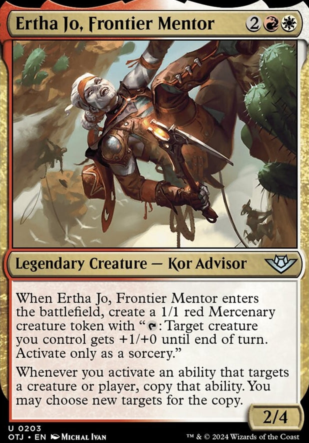 Ertha Jo, Frontier Mentor [#0203] (OTJ-U-FOIL)