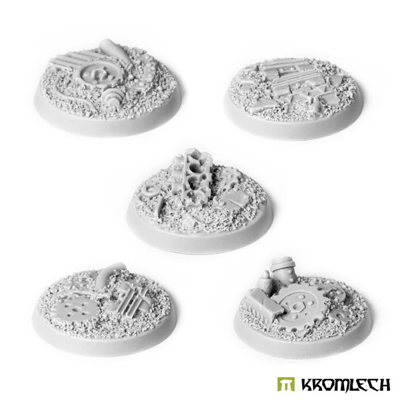 Kromlech KRRB039: Junk City round 32mm Set 1 (5)
