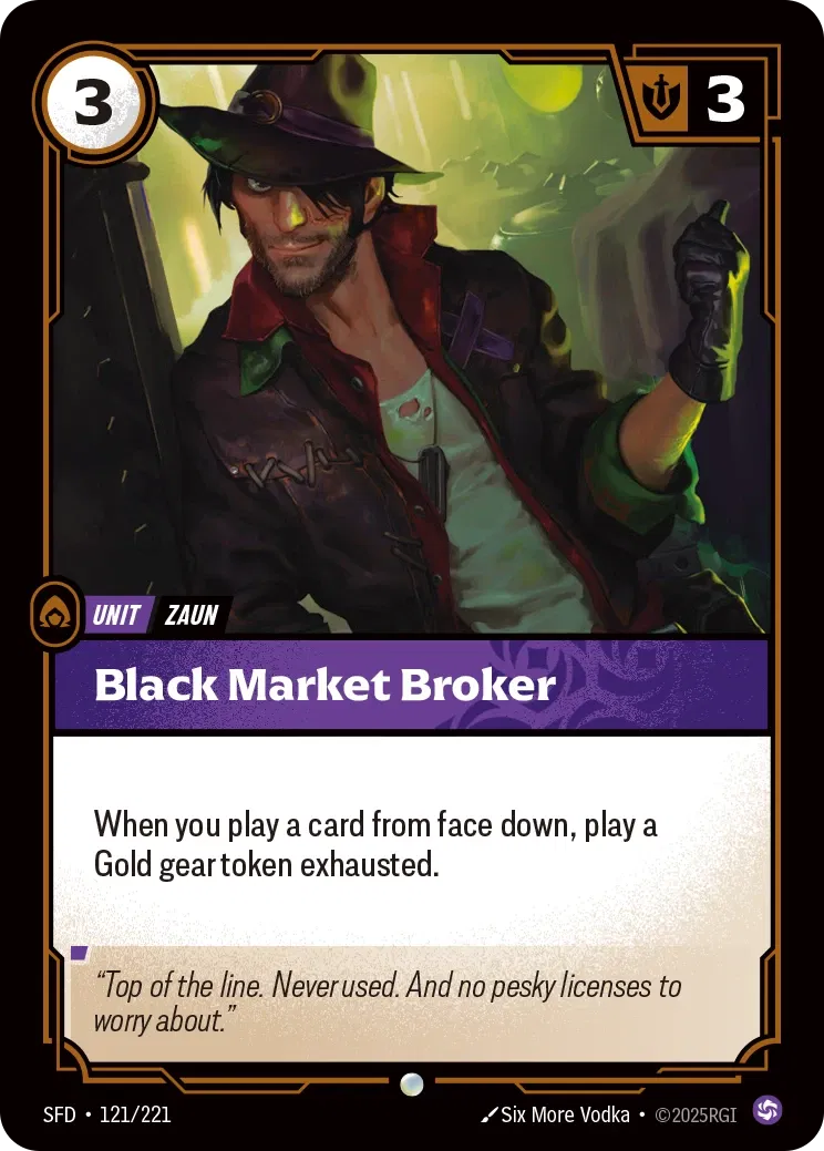 Black Market Broker - 121/221 (SFD) Common