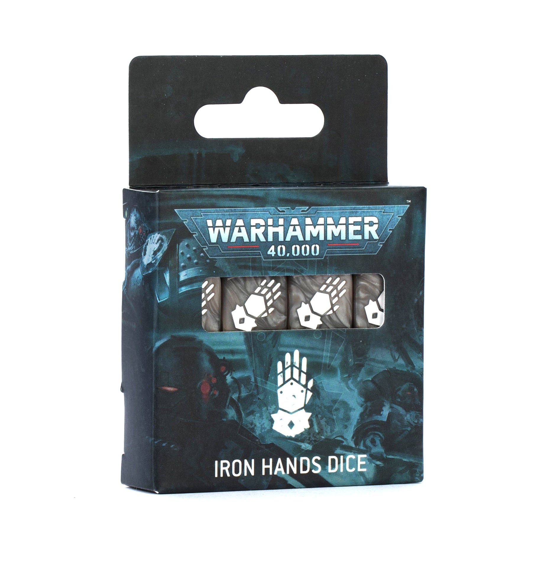 Citadel Hobby: Dice Set - 40K: Adeptus Astartes - Iron Hands (10th) (16)