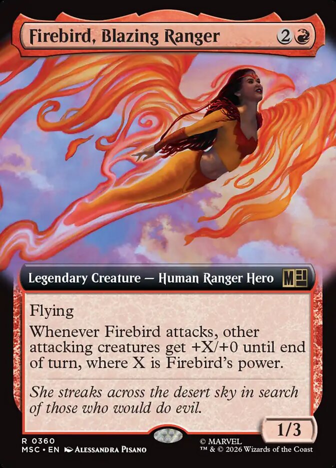 Firebird, Blazing Ranger [ #0360 Extended Art ] (MSC-R)