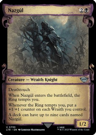 Nazgul [#0730 Showcase Scroll] (LTR-U-FOIL)
