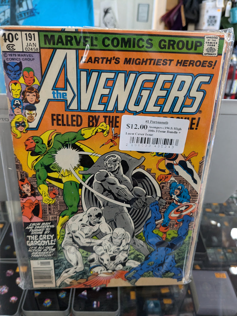 Avengers (1963) High 100s 3 Issue Bundle + Loose Cover Issue