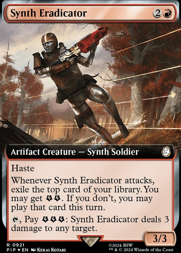 Synth Eradicator [#0921 Extended Art Surge Foil] (PIP-R)