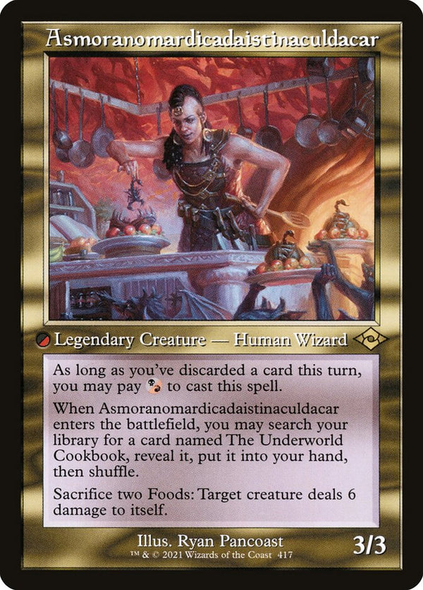 Asmoranomardicadaistinaculdacar [#417 Old-Frame] (MH2-R-FOIL-ETCHED)