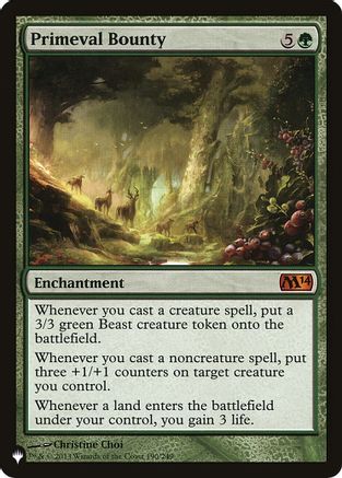 Primeval Bounty (M14-M-LIST)