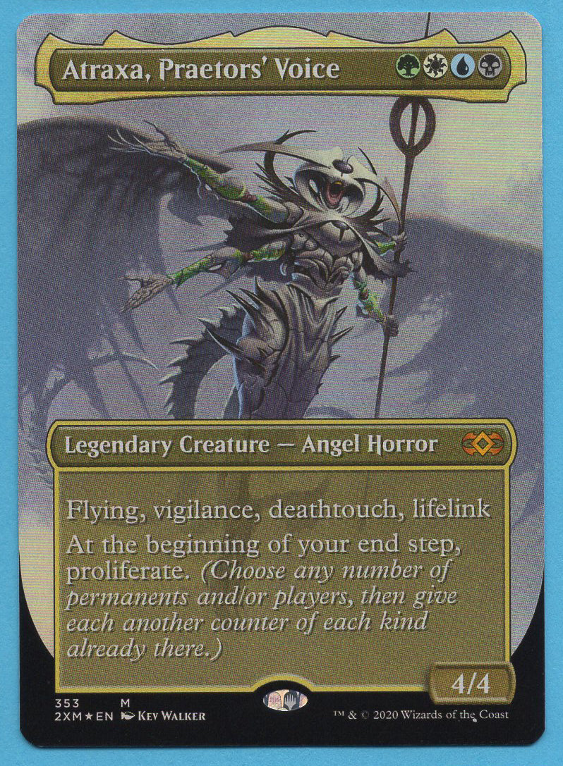 Atraxa, Praetors' Voice [#353 Alternate-Art Borderless] (2XM-M-FOIL)
