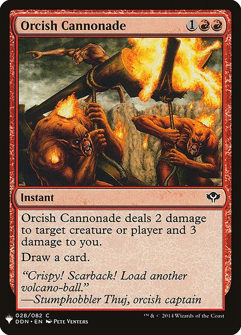 Orcish Cannonade [Mystery Booster