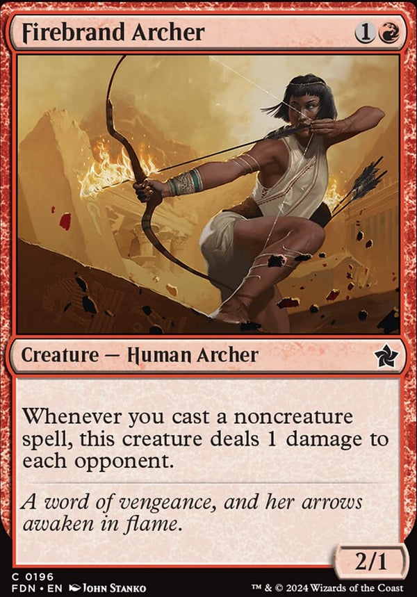 Firebrand Archer [#0196] (FDN-C-FOIL)