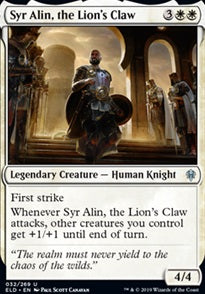 Syr Alin, the Lion's Claw (ELD-U)