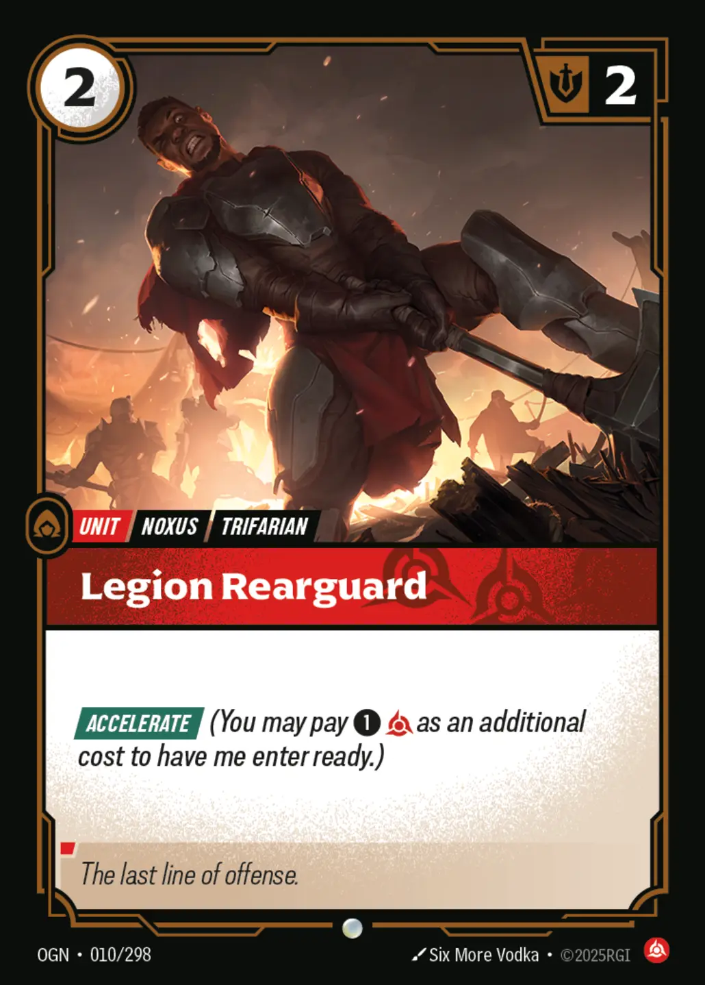 Legion Rearguard - 010/298 (OGN) Common