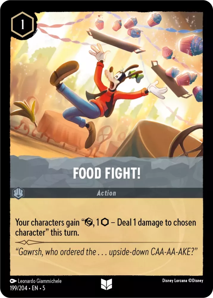 Food Fight! (Shimmering Skies 199/204) Uncommon - Near Mint