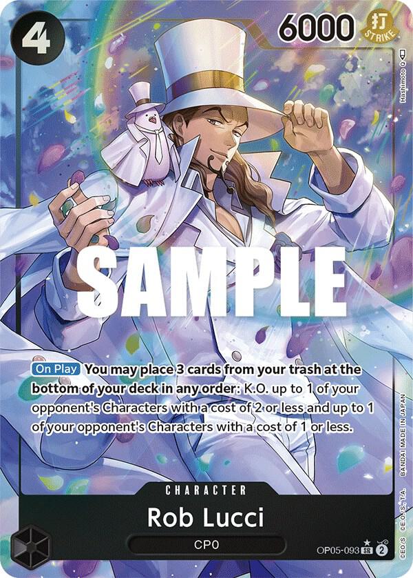 Rob Lucci (Alternate Art) (OP05-093 SR)