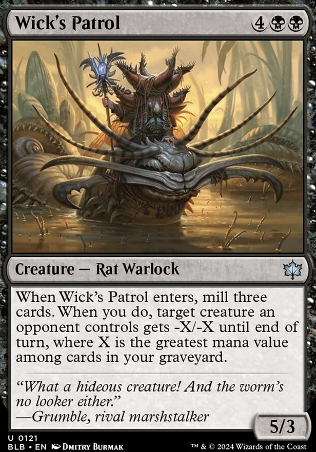 Wick's Patrol [#0121] (BLB-U-FOIL)