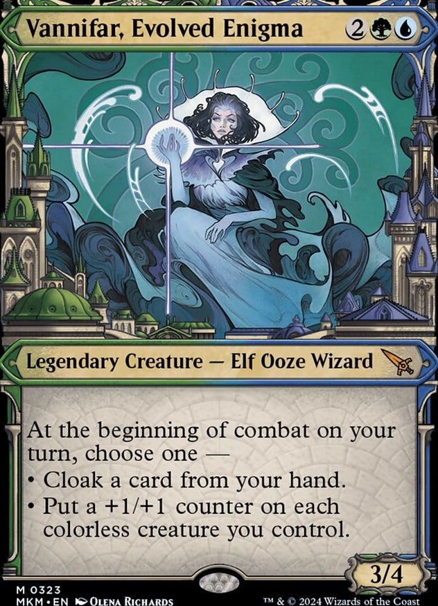Vannifar, Evolved Enigma [#0323 Ravnica City Showcase] (MKM-M-FOIL)