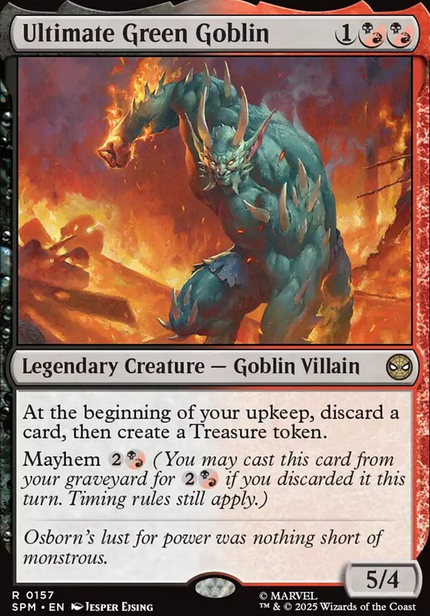 Ultimate Green Goblin [ #0157 ] (SPM-R)