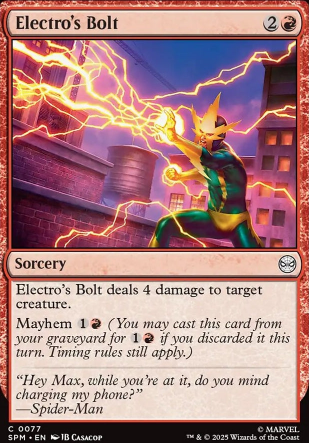 Electro's Bolt [ #0077 ] (SPM-C)