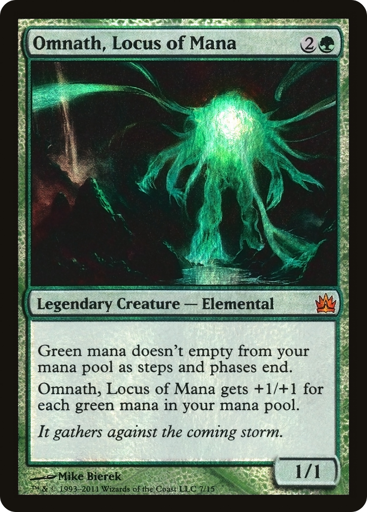Omnath, Locus of Mana (V11-M) - Heavy Play