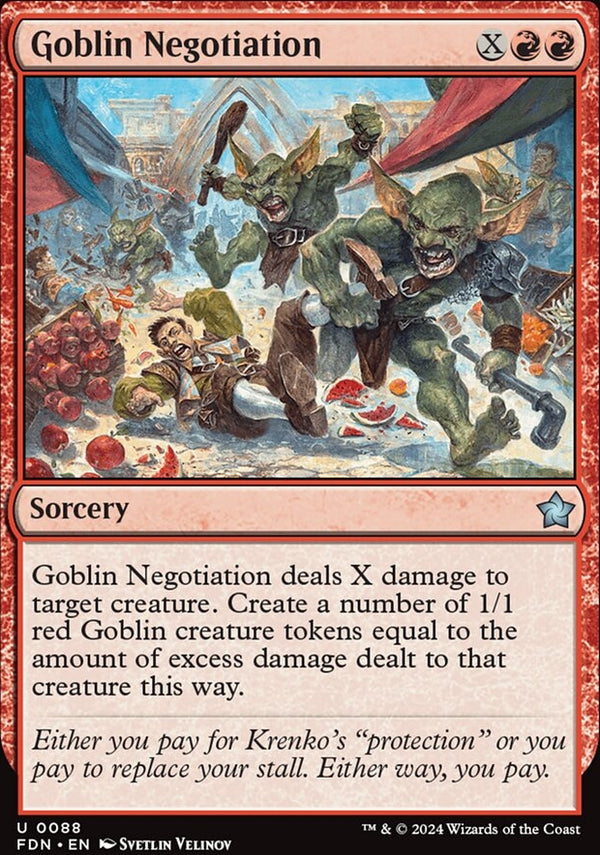 Goblin Negotiation [#0088] (FDN-U-FOIL)