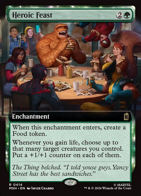 Heroic Feast [ #0414 Extended Art ] (MSH-R)