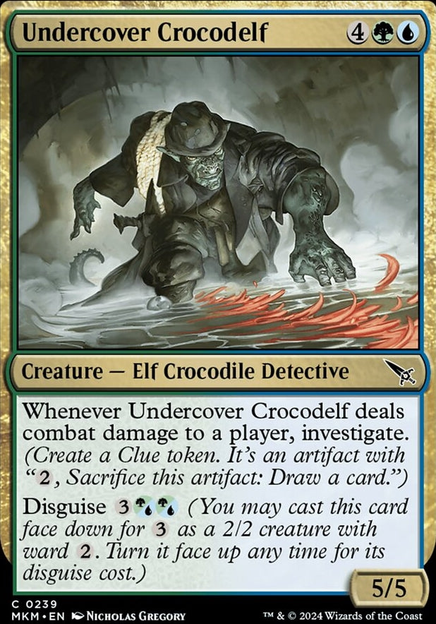 Undercover Crocodelf [#0239-White] (MKM-C-FOIL)