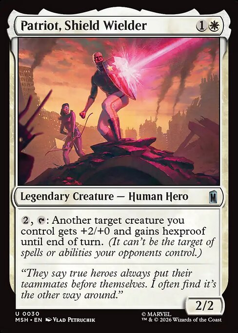 Patriot, Shield Wielder [ #0030 ] (MSH-U)