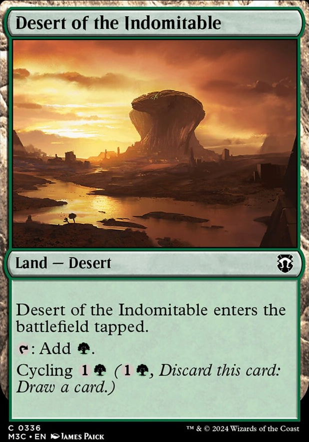 Desert of the Indomitable [#0336 Ripple Foil] (M3C-C)