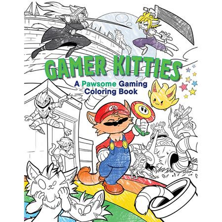 GAMER KITTIES COLORING BOOK