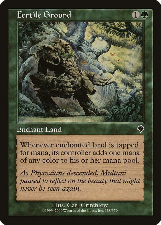 Fertile Ground (INV-C-FOIL) Moderate Play