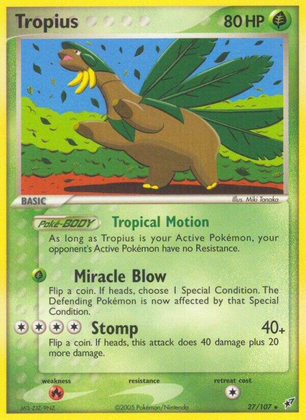 Tropius - 27/107 (DX) Rare Near Mint