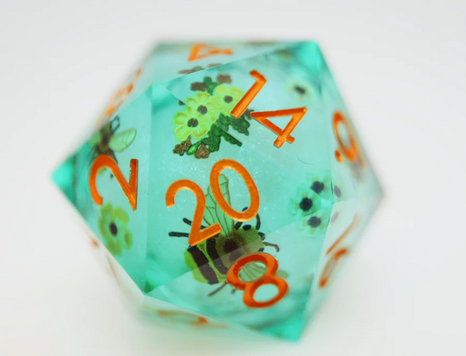 33mm Sharp Edge Liquid Core D20 - Almond Blossoms