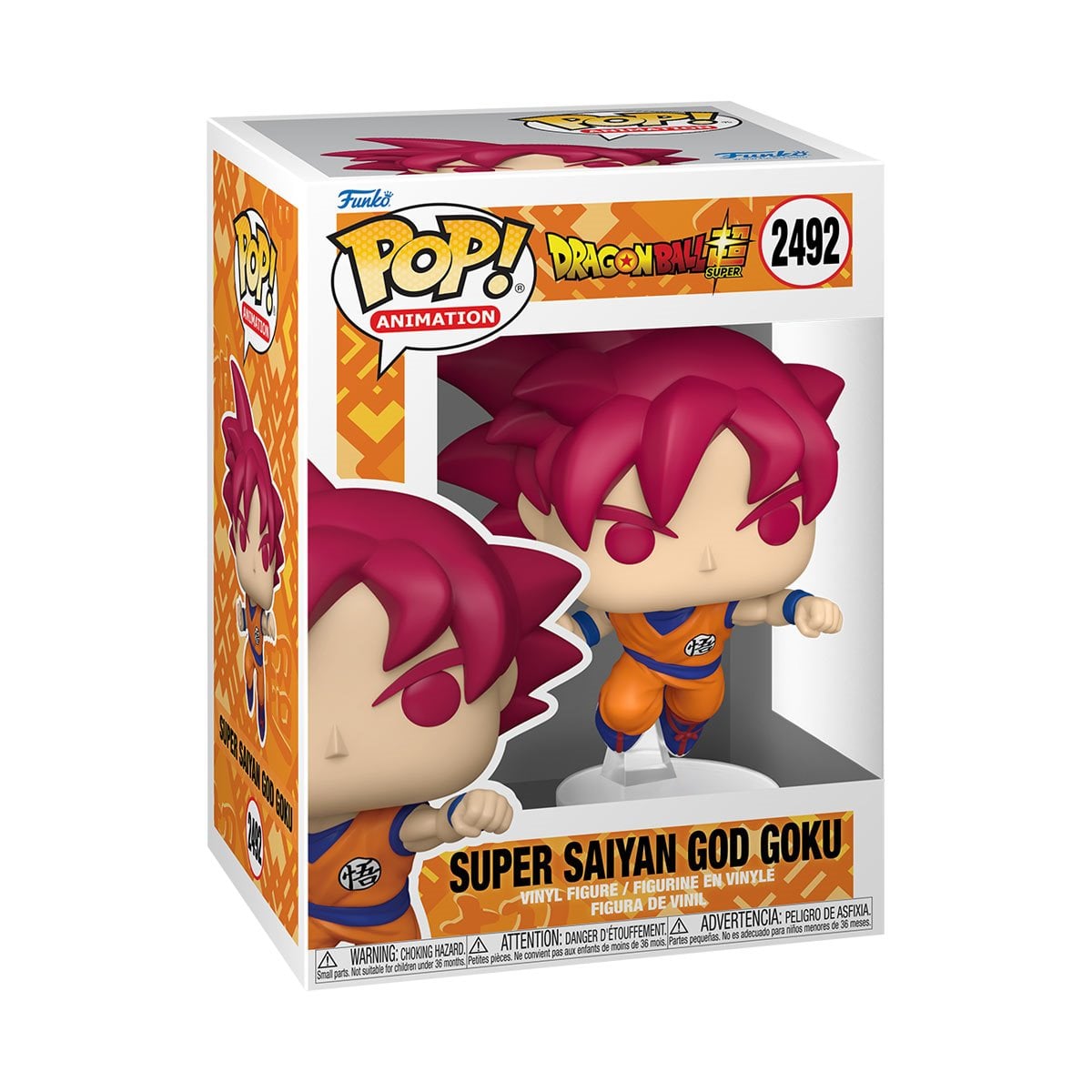 POP Figure: Dragonball Super #2492 - Super Saiyan God Goku