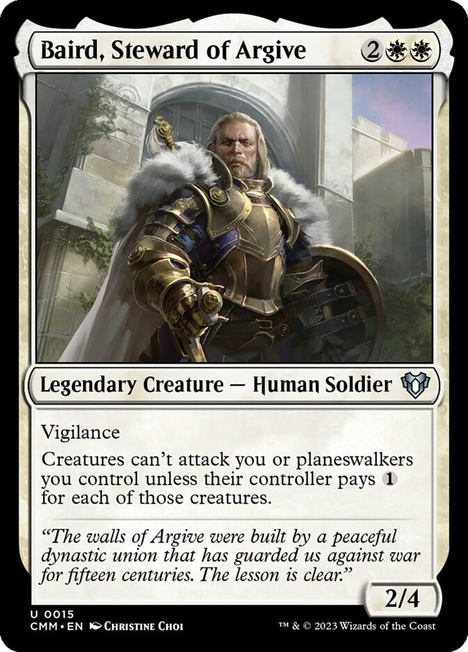 Baird, Steward of Argive [#0015] (CMM-U)