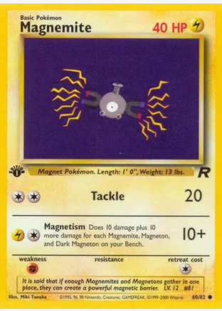 Magnemite (60/82) 1st Edition