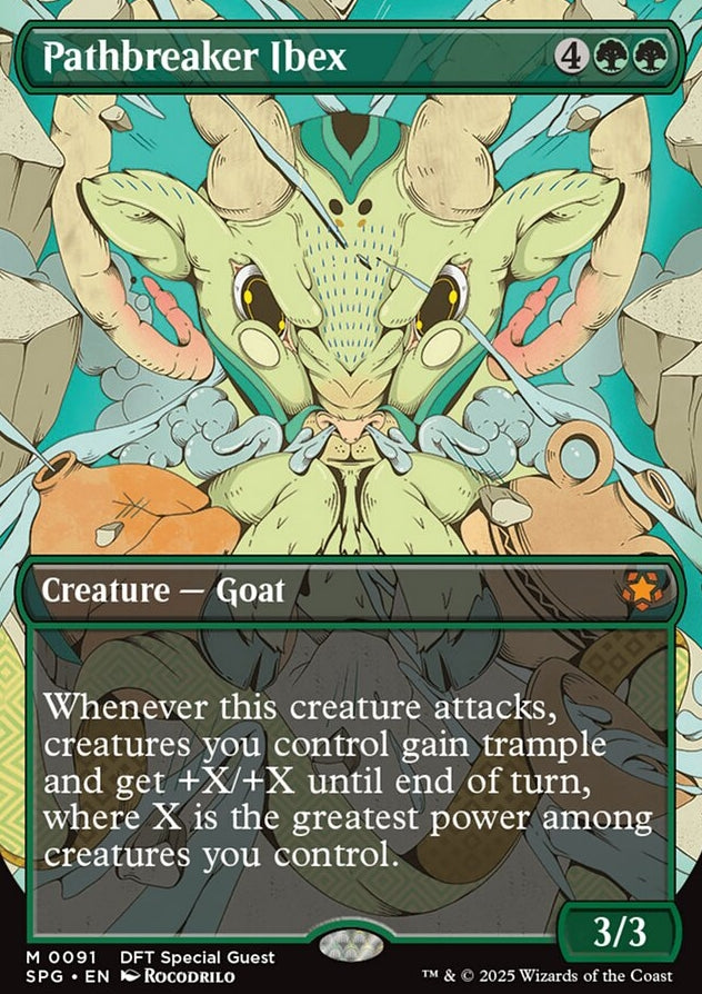 Pathbreaker Ibex [ #0091 Borderless ] (SPG-M-FOIL)
