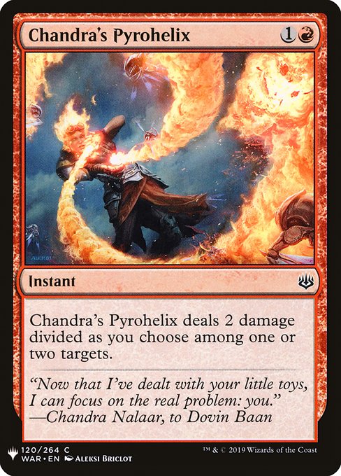 Chandra's Pyrohelix [Mystery Booster #0883] (WAR-C)