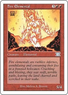 Fire Elemental (6ED-U)