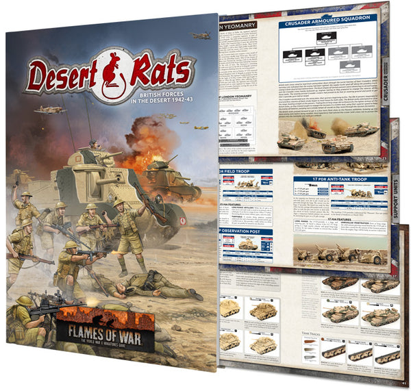 Flames of War: WWII: Campaign Book (FW241) - Desert Rats, British Forces in the Desert 1942-3