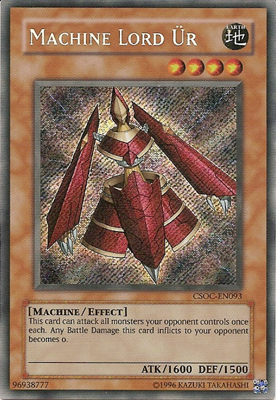 Machine Lord Ur (CSOC-EN093) Secret Rare - Near Mint Unlimited