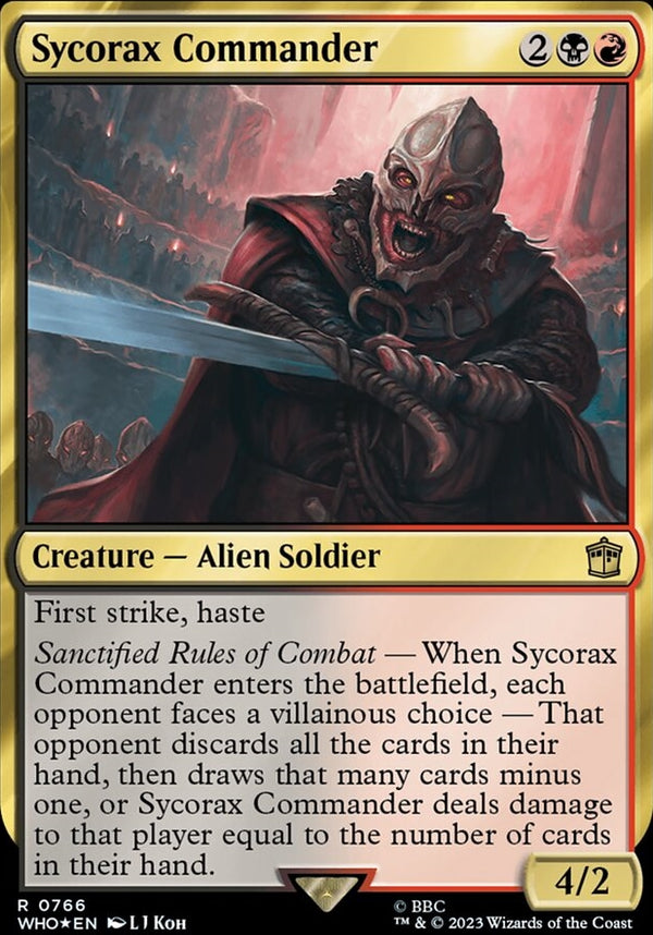 Sycorax Commander [#0766 Surge Foil] (WHO-R)