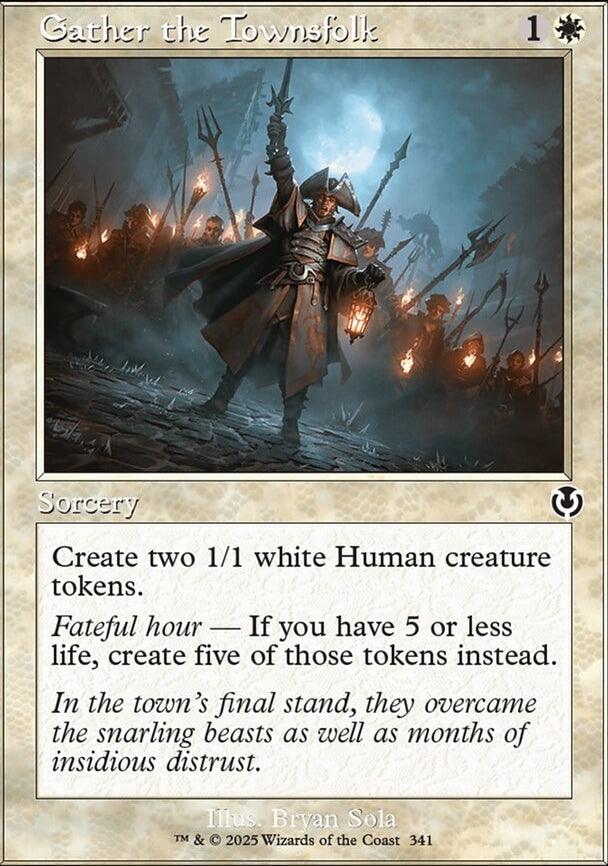 Gather the Townsfolk [ #0341 Retro Frame ] (INR-C)