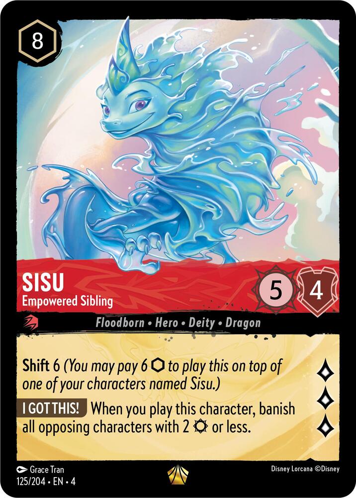 Sisu - Empowered Sibling  (Ursula's Return 125/204) Legendary - Near Mint
