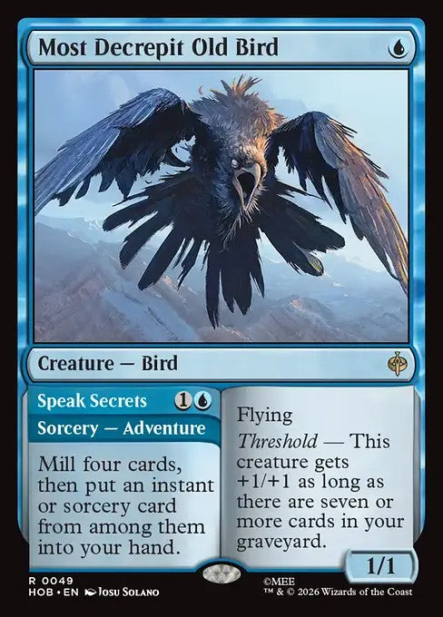 Most Decrepit Old Bird // Speak Secrets [ #0049 ] (HOB-R)